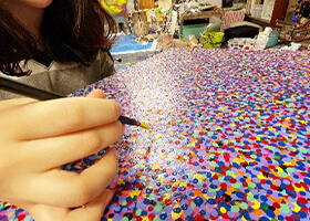 多彩な技法で自由な作品づくり